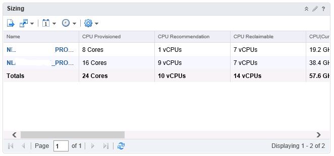 vrops filters