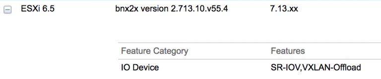 VXLAN Offloading Support