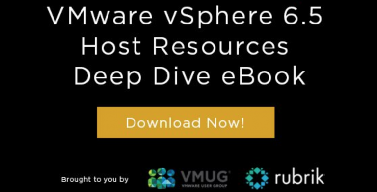 FREE vSphere 6.5 Host Resources Deep Dive E-Book