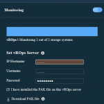 Extending vRops with IBM storage array metrics