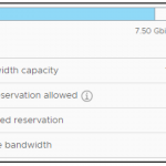 vSphere Networking : Bandwidth Reservations