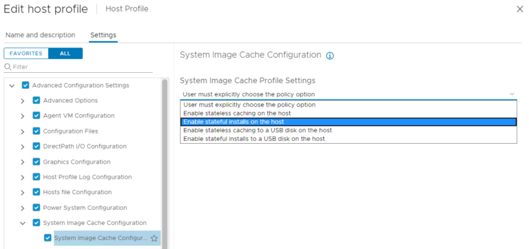 vLCM Support for vSphere Auto Deploy