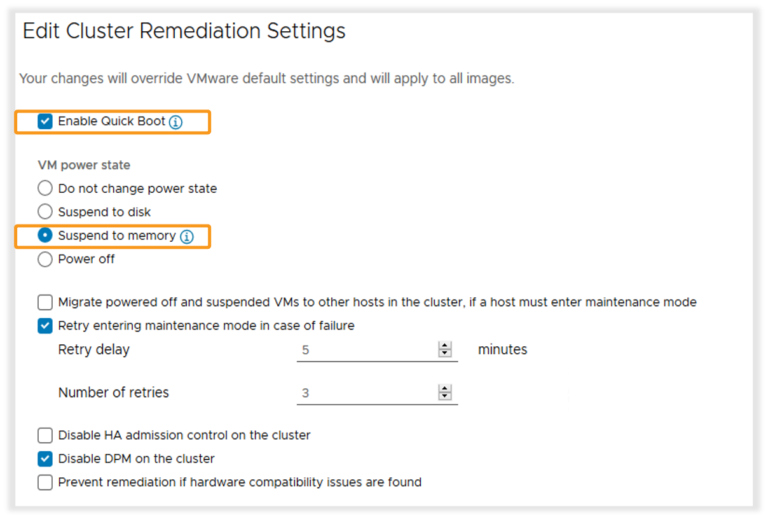 Make ESXi Upgrades Faster with Suspend-to-Memory